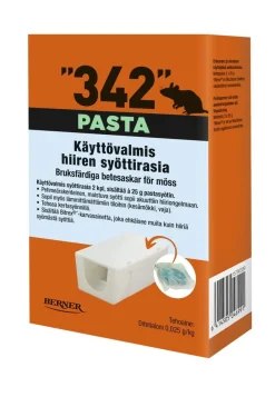 342 SYÖTTIRASIA, Á 25G PASTASYÖTTI 2KPL