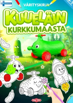 TACTIC KUUELÄIN KURKKUMAASTA VÄRITYSKIRJA