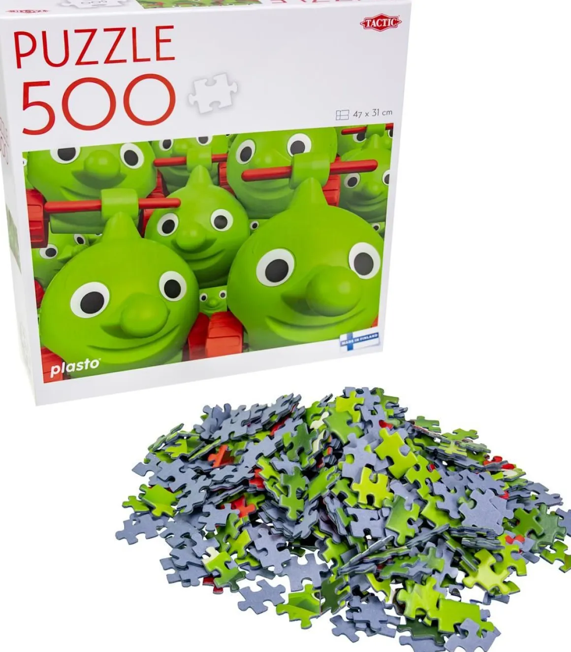 TACTIC KUUELÄIN KURKKUMAASTA, KURKKUMOPOT PALAPELI 500 PALAA