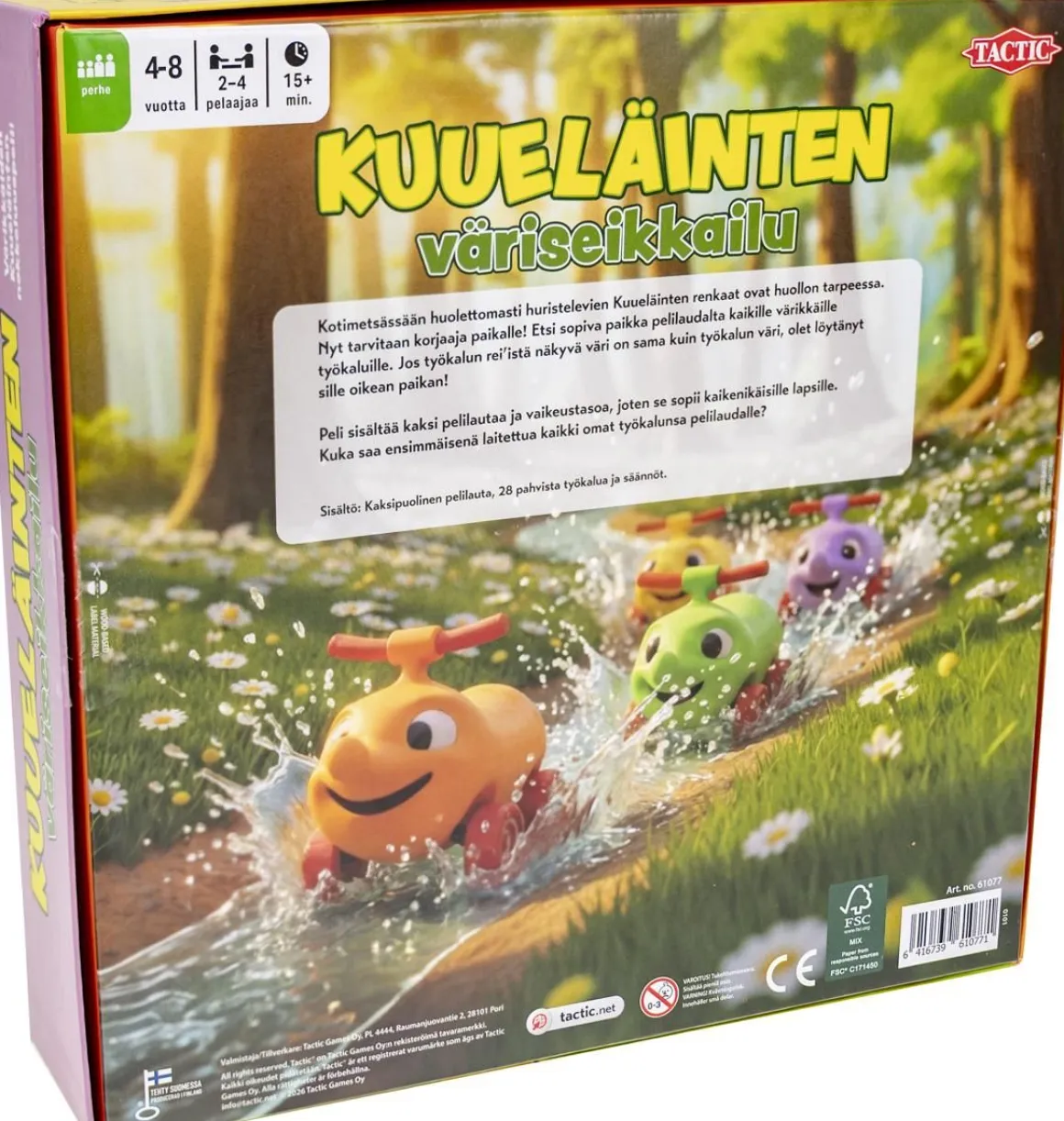 TACTIC KUUELÄINTEN VÄRISEIKKAILU LAUTAPELI