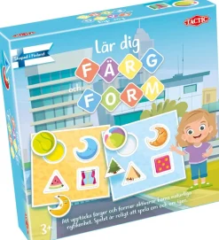 TACTIC LÄR DIG FÄRG OCH FORM BRÄDSPEL PÅ SVENSKA