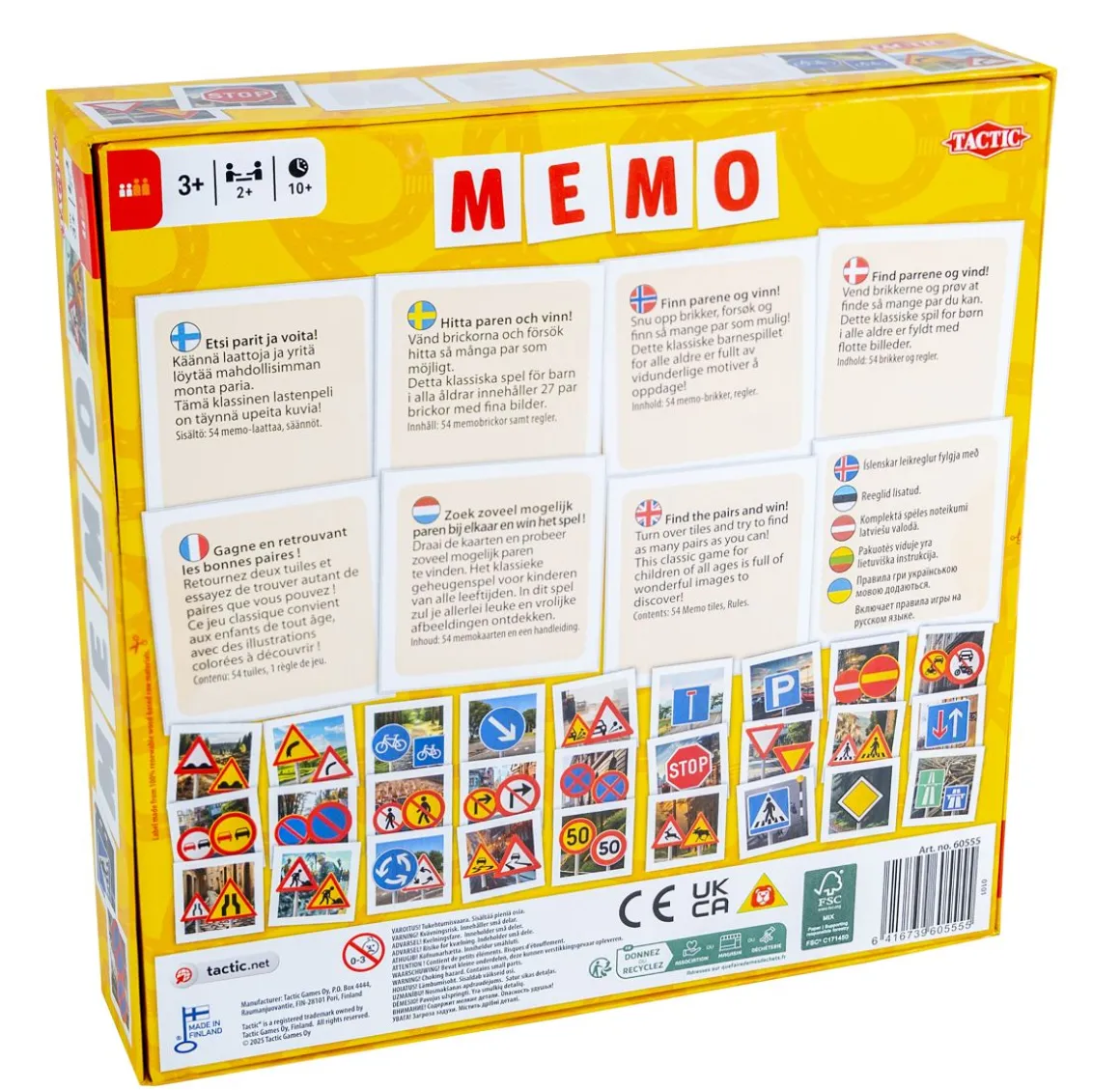 TACTIC MEMO LIIKENNEMERKIT
