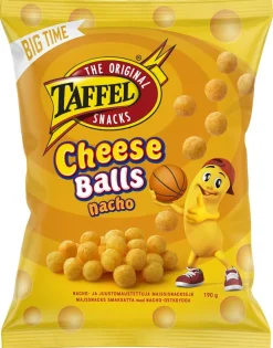 TAFFEL CHEESE BALLS NACHO  190 G