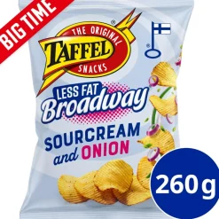 TAFFEL BROADWAY LESS FAT MAUSTETTU SIPSI 260 G