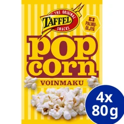 TAFFEL MIKROPOPCORN VOINMAKU 4-PACK 320 G
