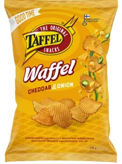 TAFFEL WAFFEL CHEDDAR & ONION  135 G