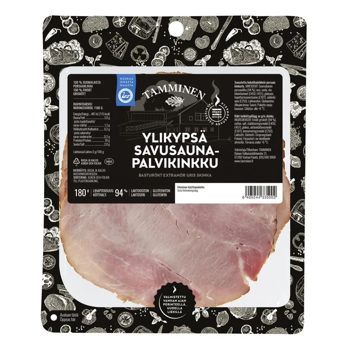 TAMMINEN YLIKYPSÄ SAVUSAUNAPALVIKINKKU 180 G