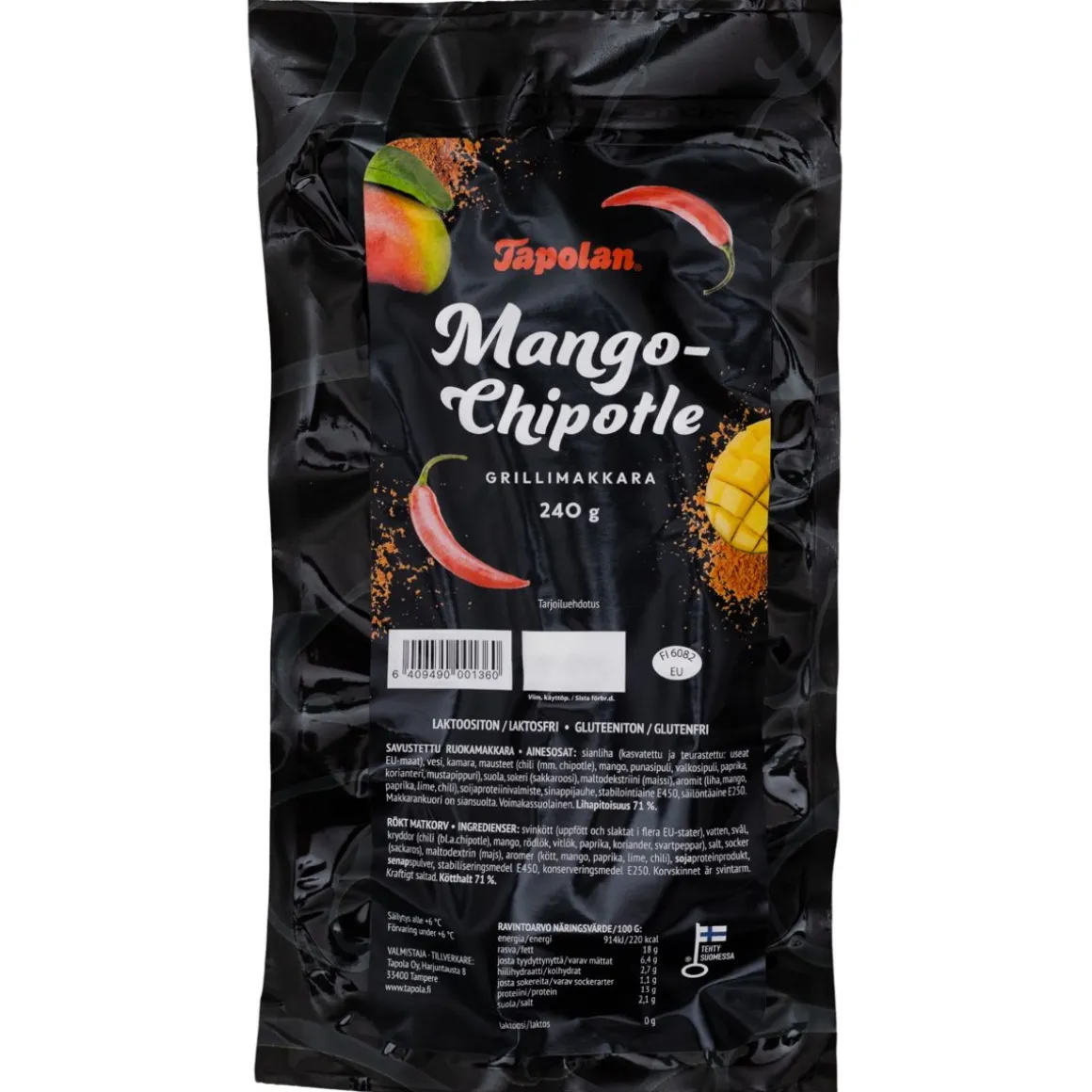 TAPOLA GRILLIMAKKARA MANGO-CHIPOTLE 240 G