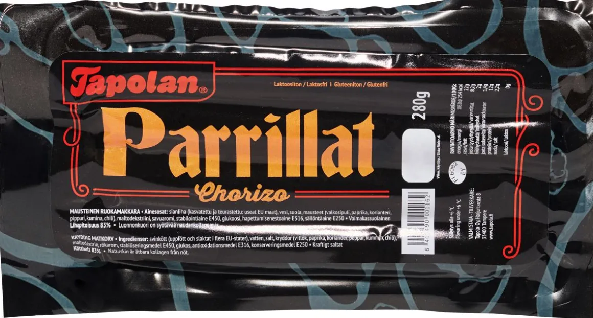 TAPOLA PARILLAT CHORIZOKEPPI 280 G