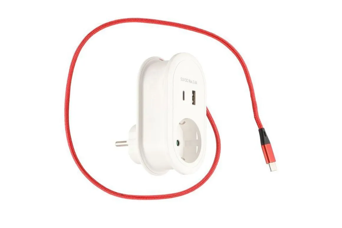 TARMO USB-LATURI LATAUSKAAPELILLA 3,4 A