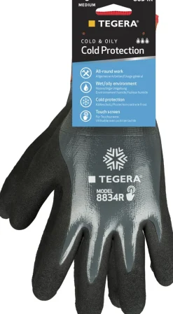 TEGERA 8834R-8 NEULEKÄSINE TALVIVUORELLA KOKO 8 KOSKETUSNÄYTTÖOMINAISUUS