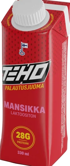 TEHO PALAUTUSJUOMA MANSIKKA  330 ML