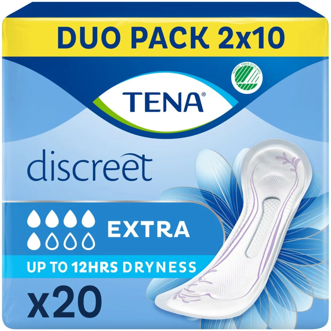 TENA DISCREET EXTRA DUO 20 KPL