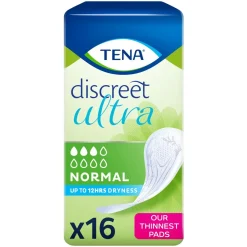 TENA DISCREET ULTRA SIDE NORMAL 16 16 KPL