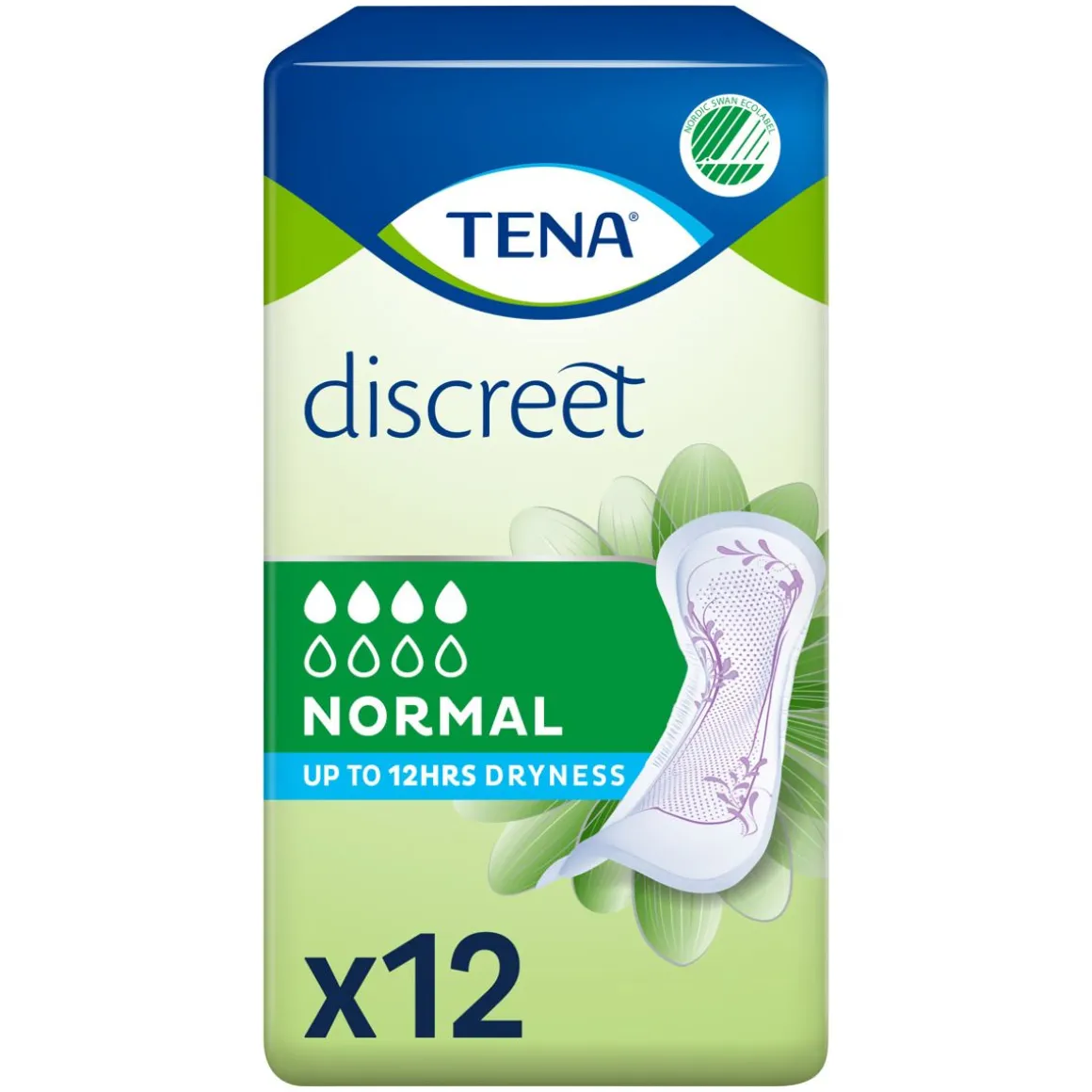 TENA LADY INKONTINENSSISUOJA DISCREET NORMAL 12 KPL 12 KPL