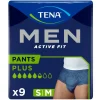 TENA MEN ACTIVE FIT PANTS MEDIUM 9 KPL 9 KPL