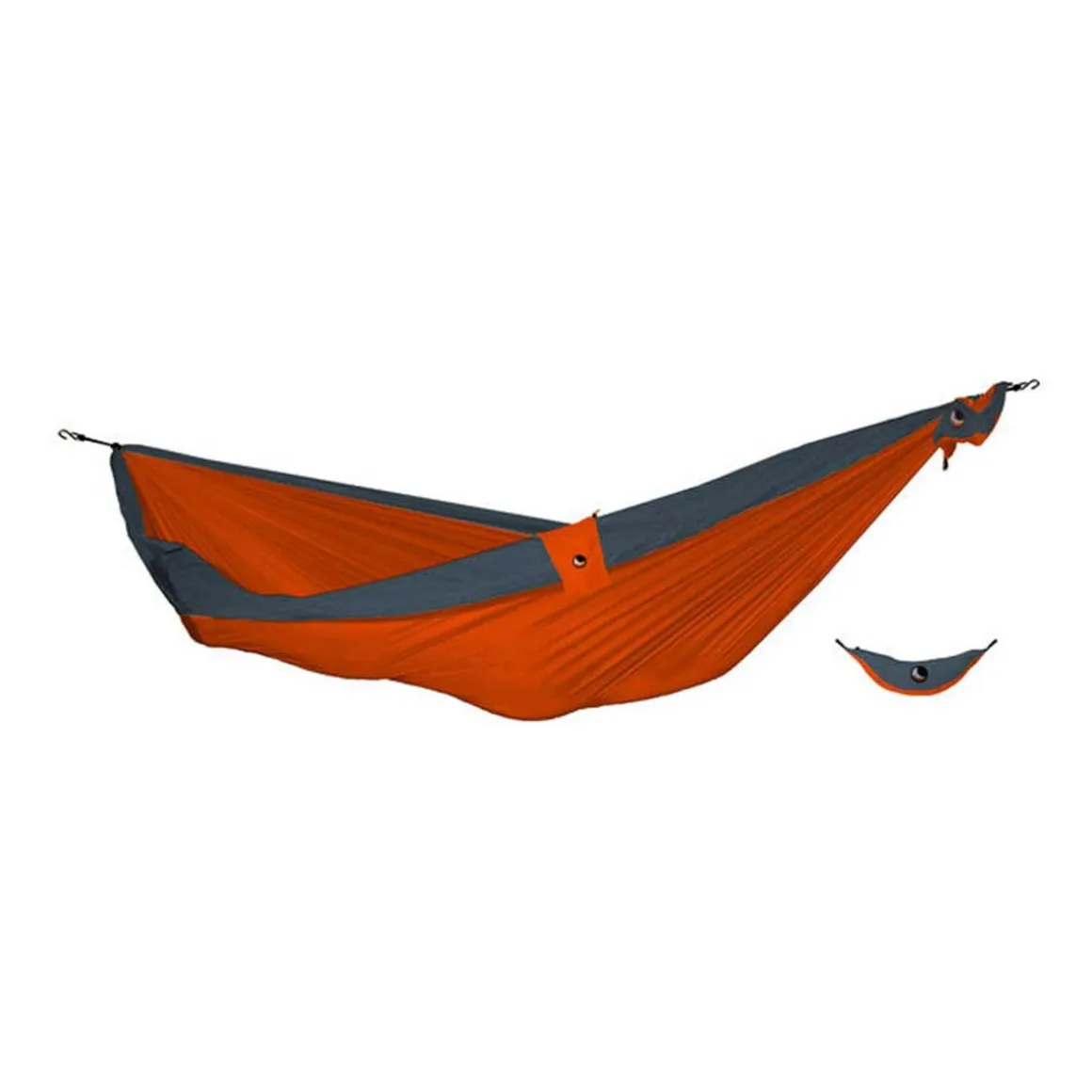 TICKET TO THE MOON KING SIZE HAMMOCK RIIPPUMATTO ORANGE/GREY