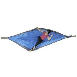 TICKET TO THE MOON KING SIZE HAMMOCK RIIPPUMATTO AQUA/GREY