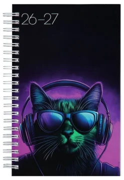 TIME/SYSTEM KOULUKALENTERI COOL ANIMALS 18KK KUULOKEKISSA