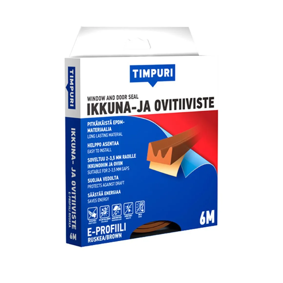 TIMPURI IKKUNA- JA OVITIIVISTE E 6M RUSKEA 6 M