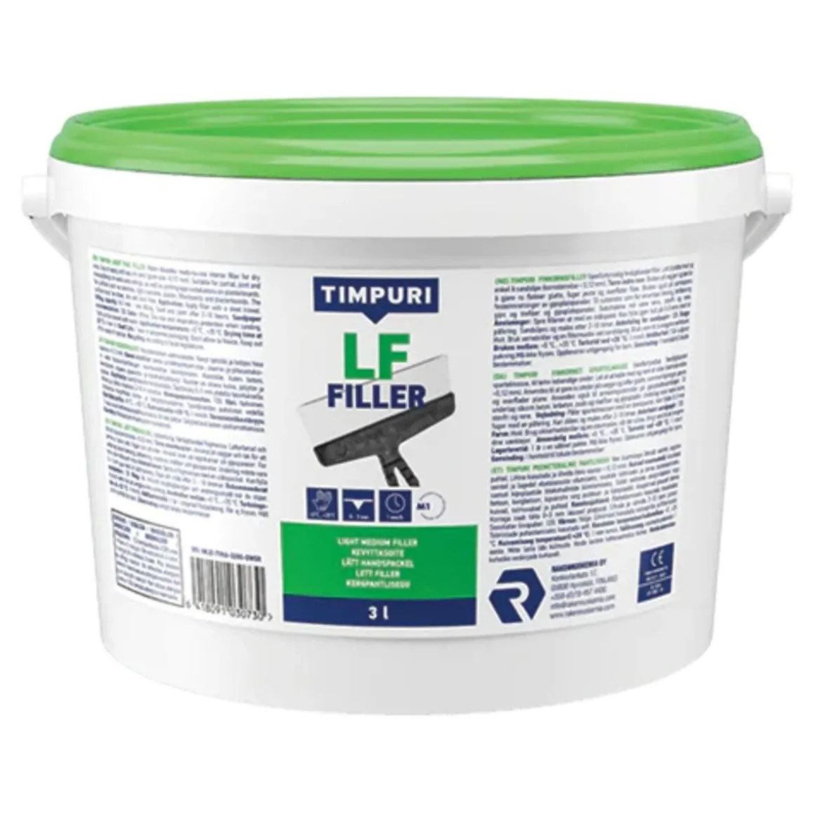 TIMPURI FILLER LF HIENOTASOITE VALKOINEN 10 L