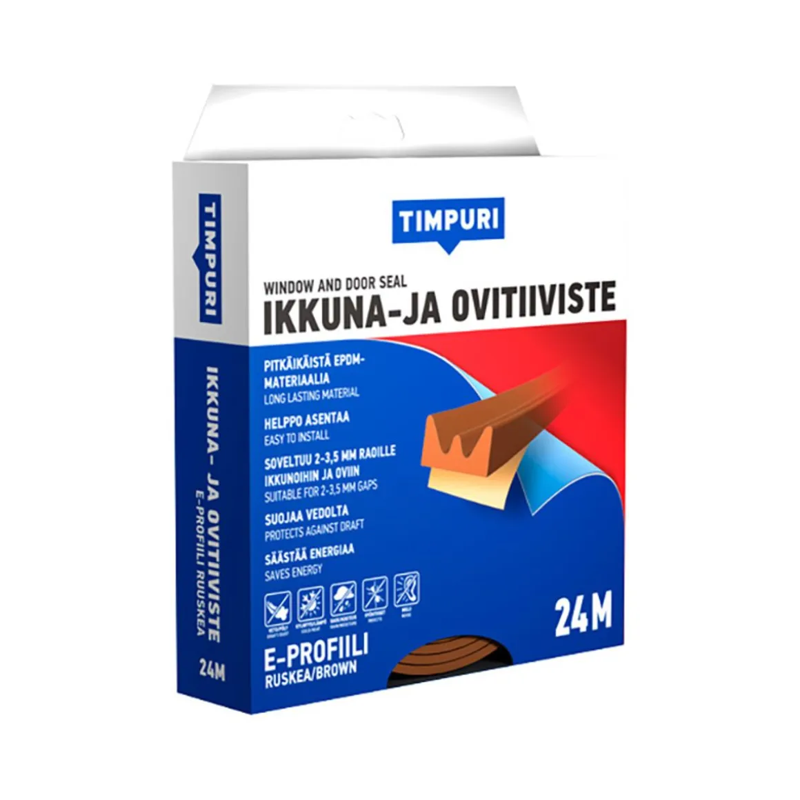 TIMPURI IKKUNA- JA OVITIIVISTE E 24M RUSKEA 24 M