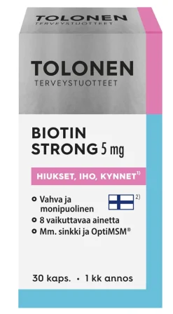 TOLONEN BIOTIN 5MG STRONG 30 KPL