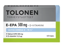 TOLONEN E-EPA 500 MG  40 KPL