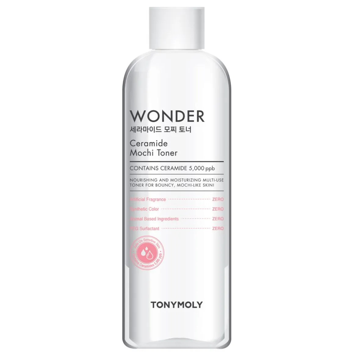 TONYMOLY WONDER CERAMIDE MOCHI TONER 500 ML