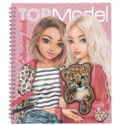 TOPMODEL VÄRITYSKIRJA PALJETEILLA LEOHEART