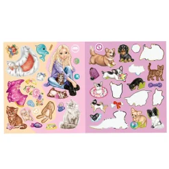 TOPMODEL TOPMODEL STICKERWORLD KITTY AND DOGGY