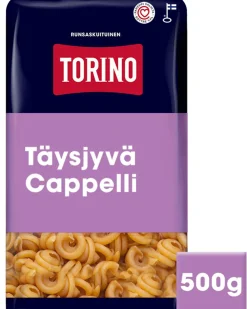 TORINO TÄYSJYVÄ CAPPELLI PASTA 500 500 G