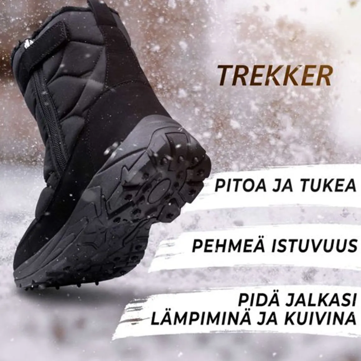 TREKKER NASTAKENGÄT LÄMPÖSAAPAS 37