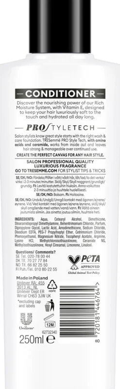 TRESEMMÉ RICH MOISTURE CONDITIONER 250 ML