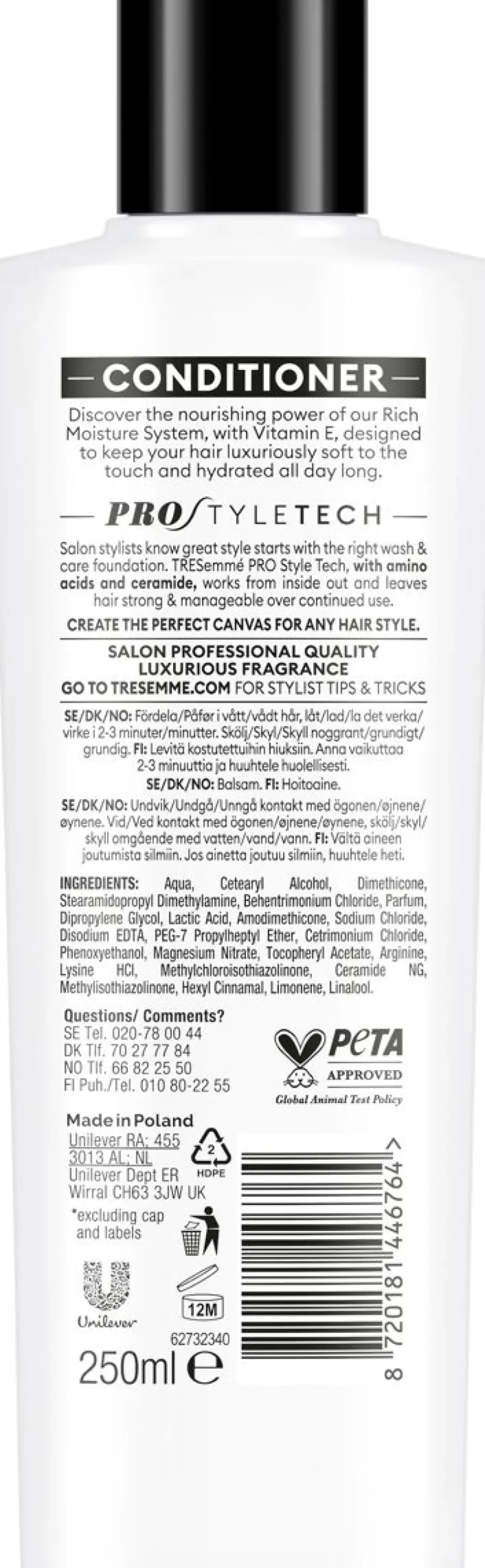 TRESEMMÉ RICH MOISTURE CONDITIONER 250 ML