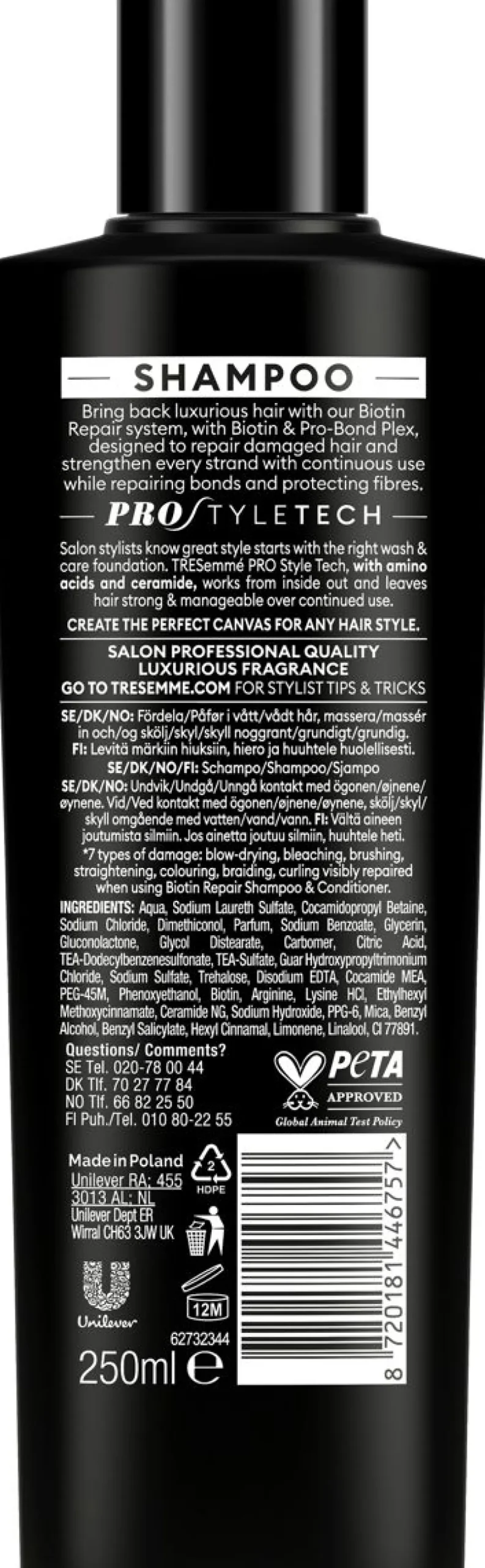 TRESEMMÉ BIOTIN REPAIR SHAMPOO 250 ML