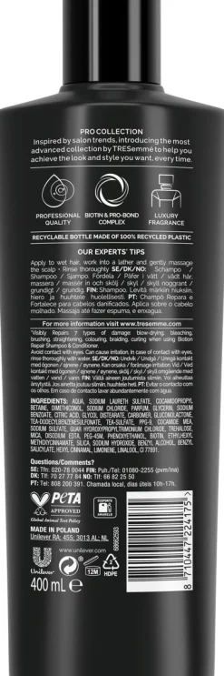 TRESEMMÉ BIOTIN+REPAIR SHAMPOO 400 ML