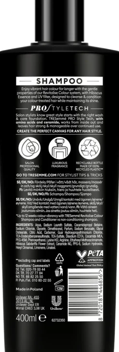 TRESEMMÉ  COLOUR REVITALIZE SHAMPOO 400 ML