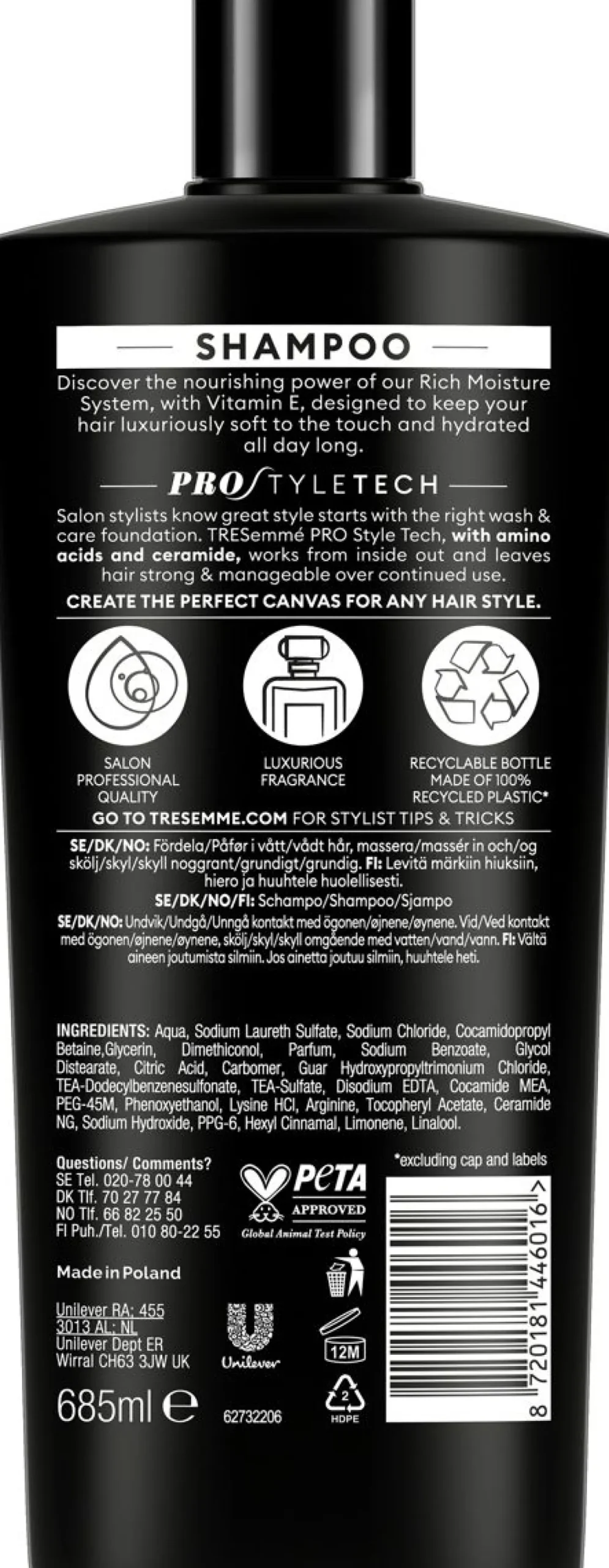 TRESEMMÉ SHAMPOO RICH MOISTURE 685 ML
