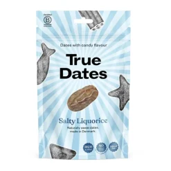 TRUE DATES SALTY LICORICE -TAATELIT 100 G