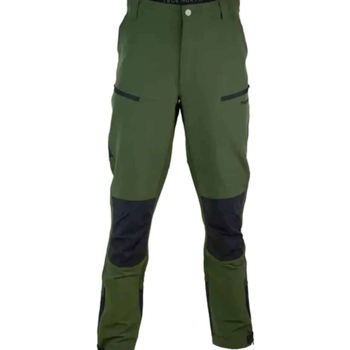 TRUE NORTH MIESTEN TEKNISET SOFTSHELL HOUSUT VIHREÄ XXL