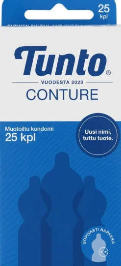 TUNTO CONTURE MUOTOILTU KONDOMI 25 KPL