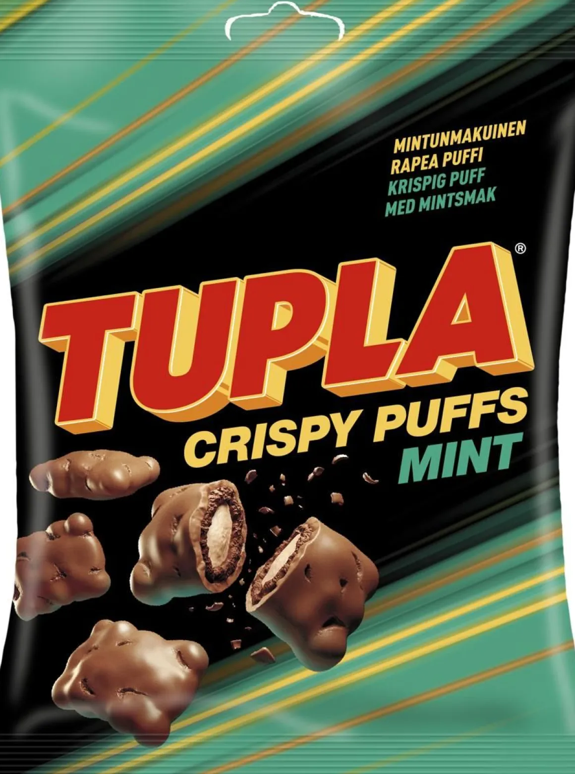 TUPLA CRISPY PUFFS MINT 170 G