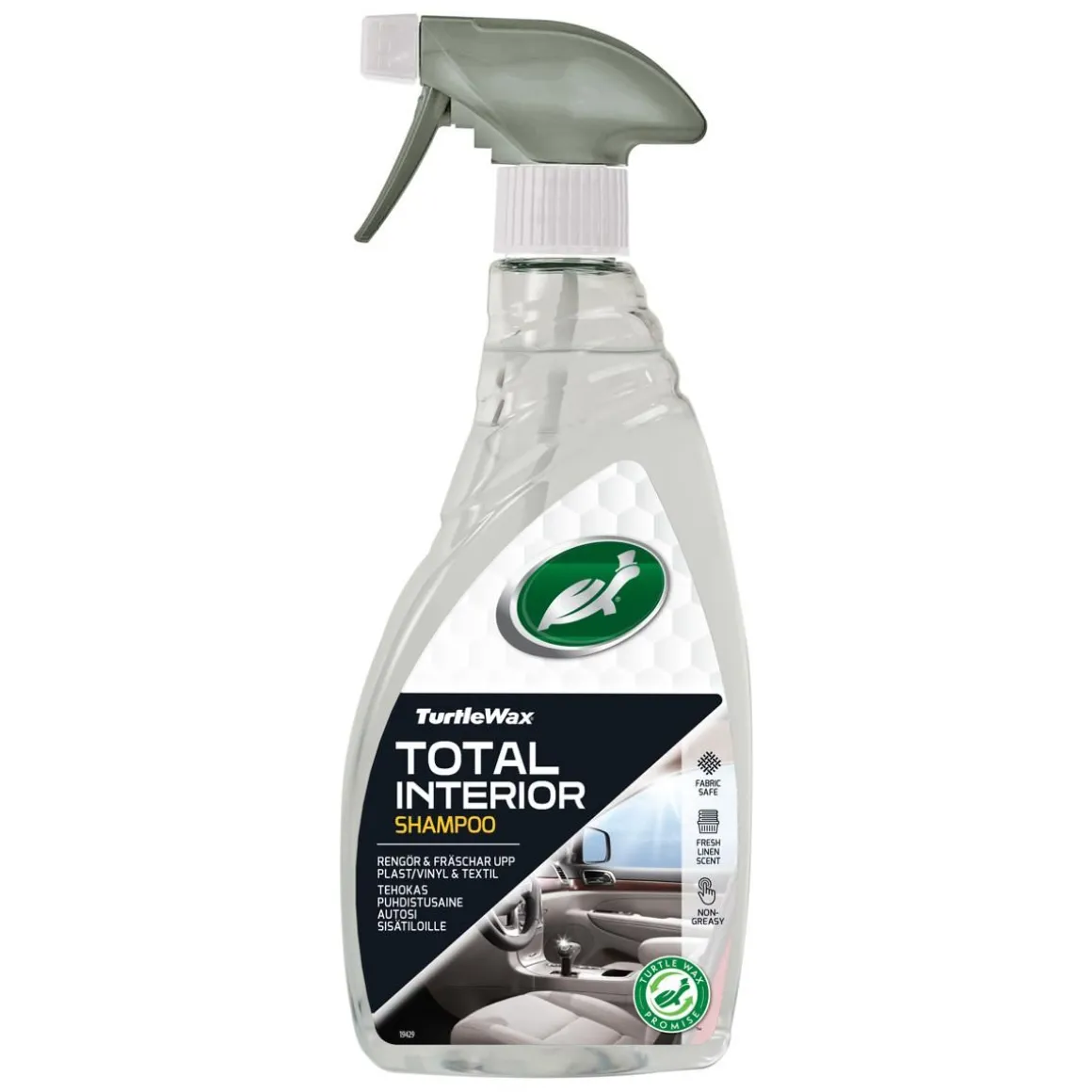TURTLE WAX INTERIOR SHAMPOO SISÄTILOJEN PUHDISTUSAINE 500 ML