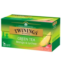 TWININGS VIHREÄ TEE MANGO-LITSI 25PS 50 G