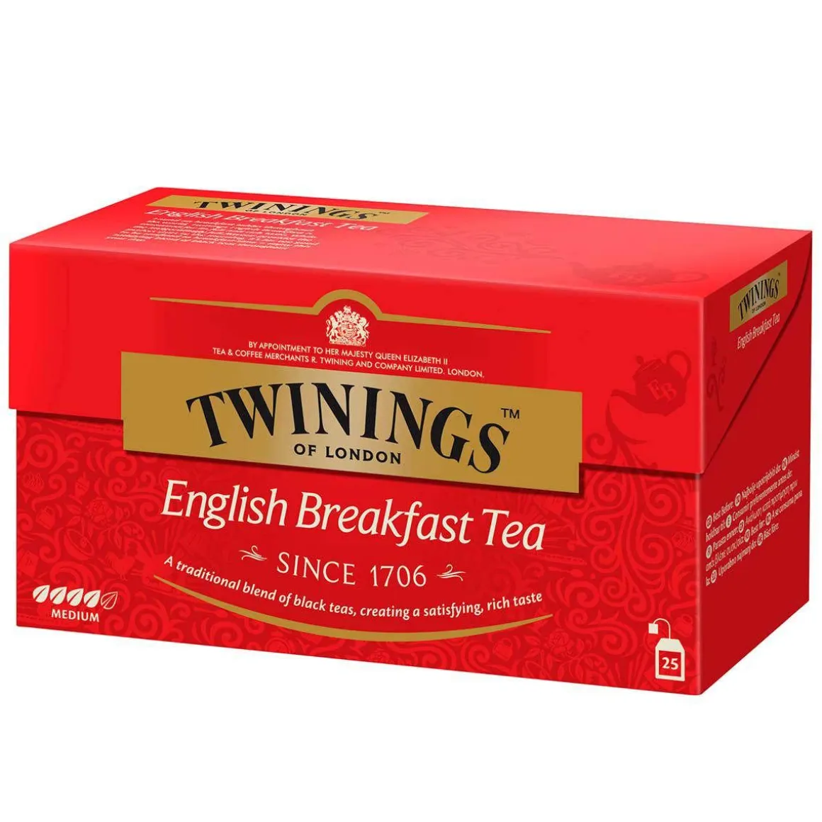 TWININGS ENGLISH BREAKFAST TEE 25PS 50 G