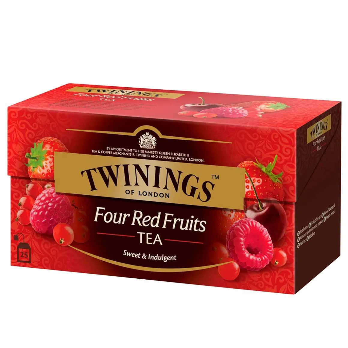 TWININGS 4 PUNAISTA HEDELMÄÄ TEE 25PS 50 G