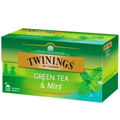 TWININGS VIHREÄ TEE MINTTU 25PS 37,5 G