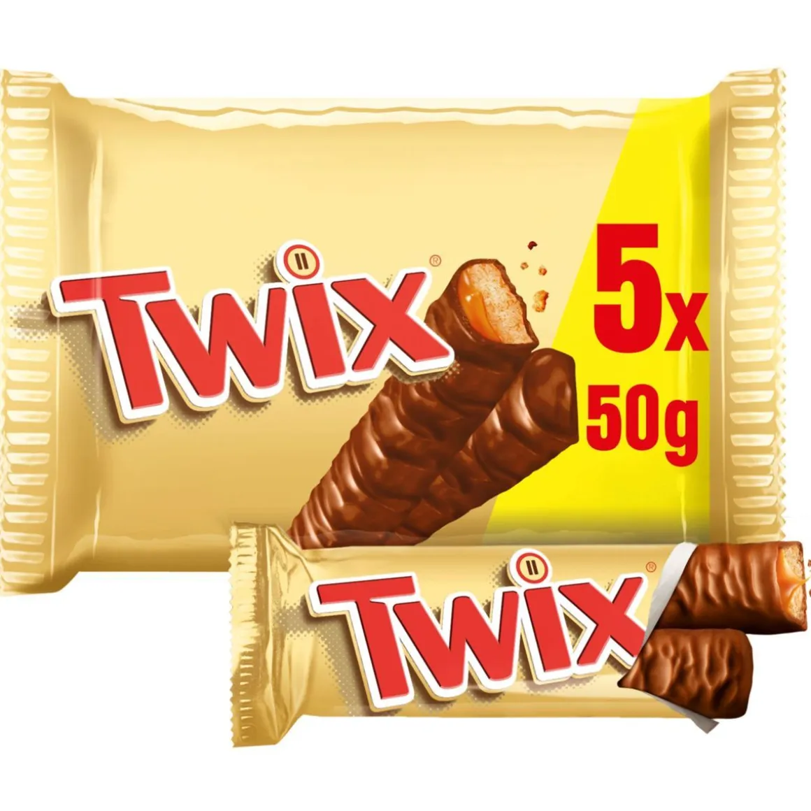 TWIX 5X50G SUKLAAPATUKKA MONIPAKKAUS 250 G