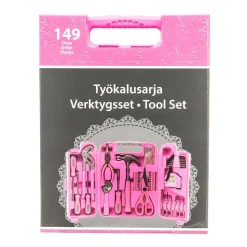 TYÖKALUSETTI PINKKI 149-OSAA